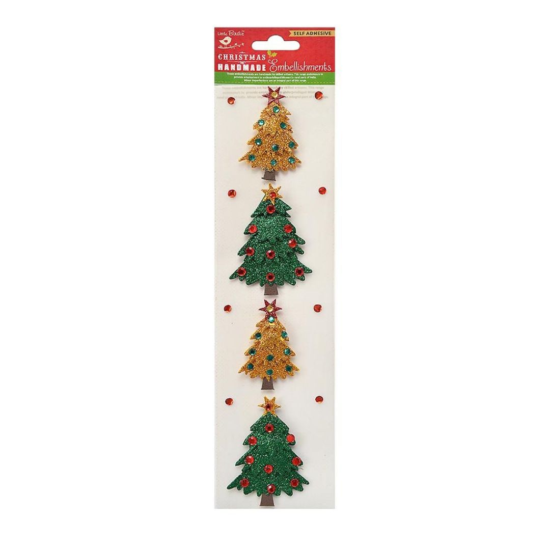 Tree Glitter Stickers JB-42762