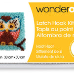 Owl Latch Hook Kit 12X12 JB-42775