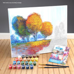 Royal & Langnickel Canvas Art Autumn Trees Paint By Number JB-42807_1