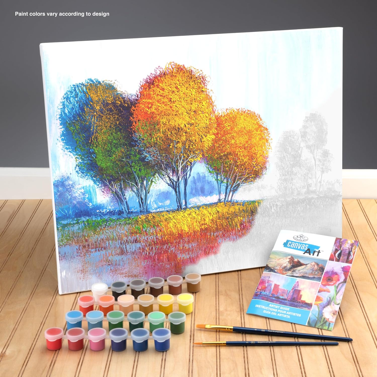Royal & Langnickel Canvas Art Autumn Trees Paint By Number JB-42807_1