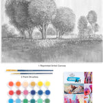 Royal & Langnickel Canvas Art Autumn Trees Paint By Number JB-42807_2