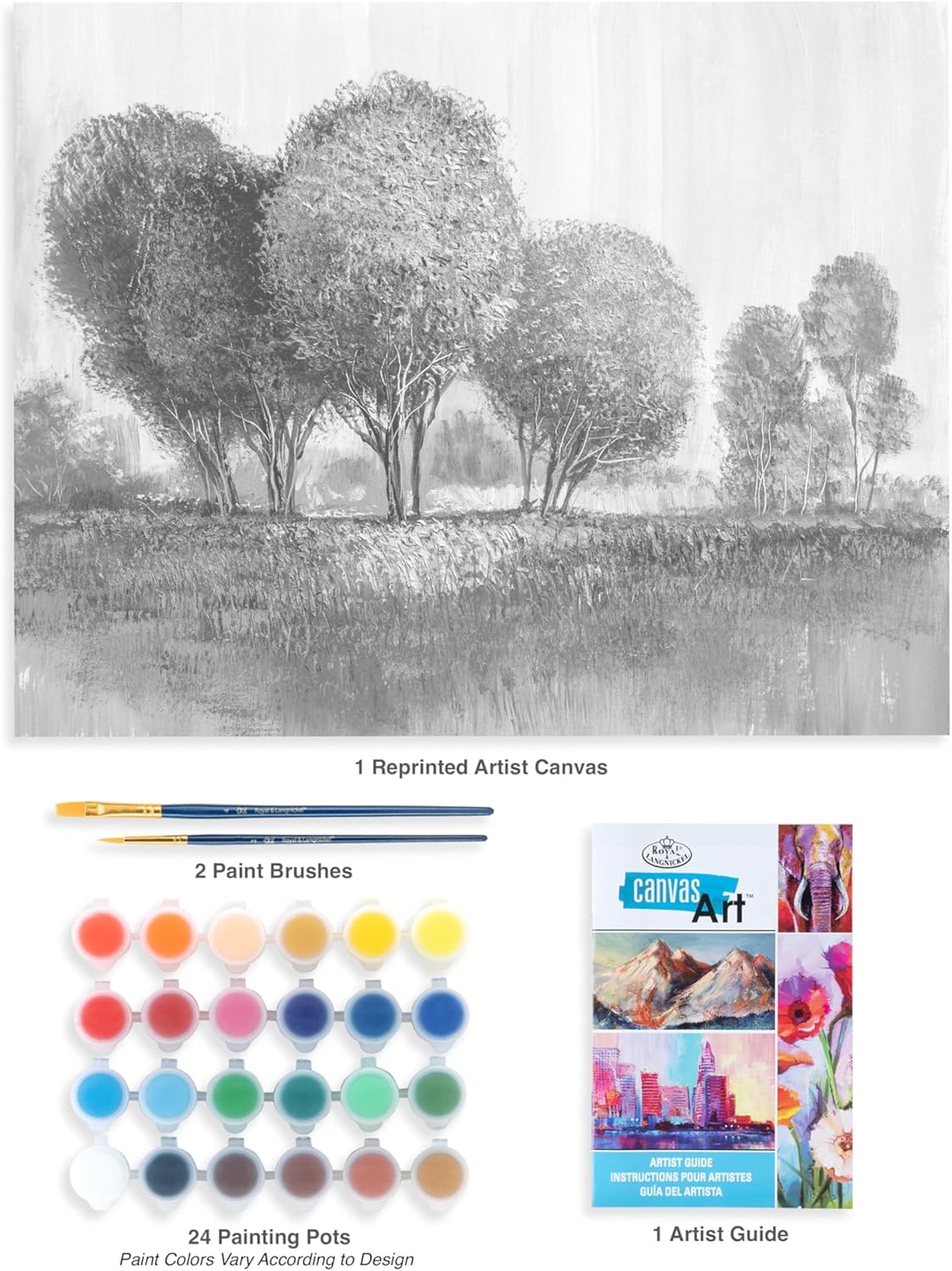 Royal & Langnickel Canvas Art Autumn Trees Paint By Number JB-42807_2