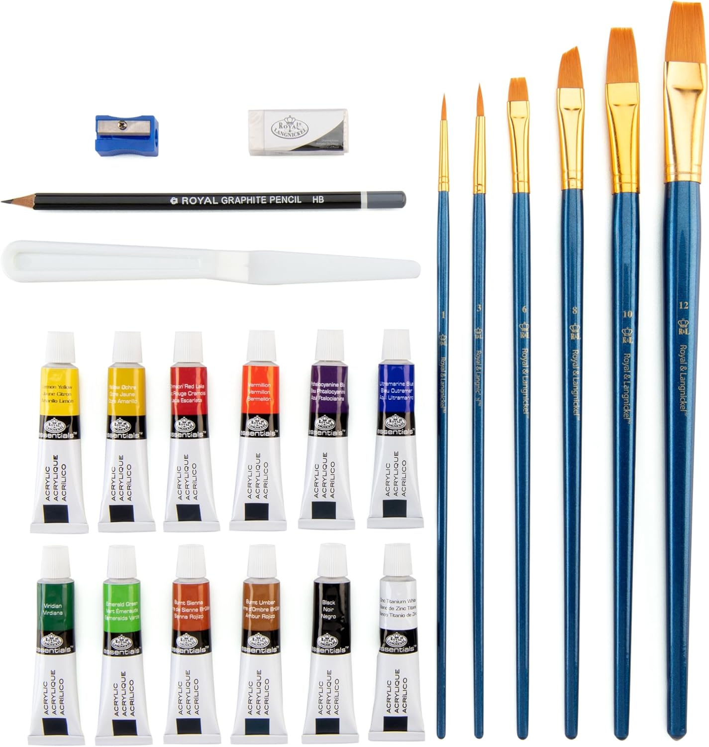 Royal & Langnickel Essentials Clear View Acrylic Painting Set, Large JB-42809_2