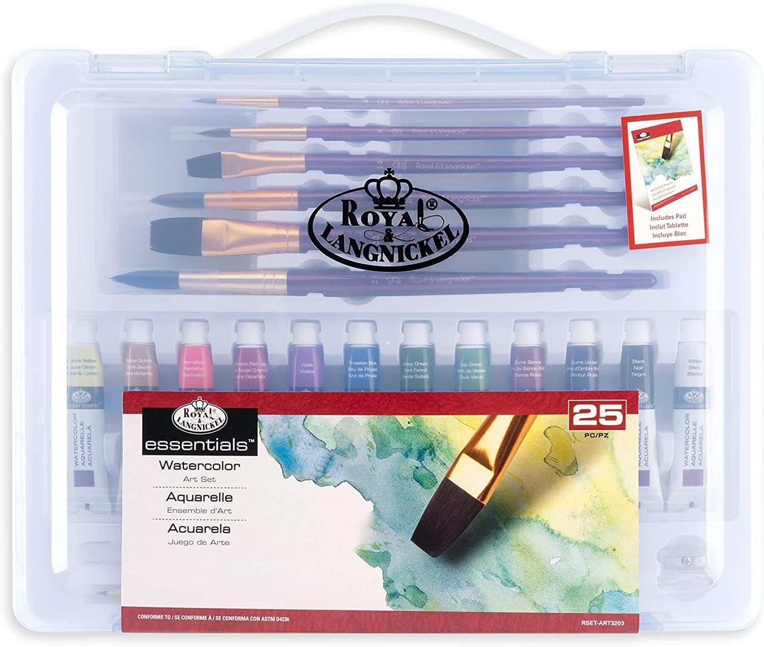 Watercolor Large Clear Art Set JB-42810