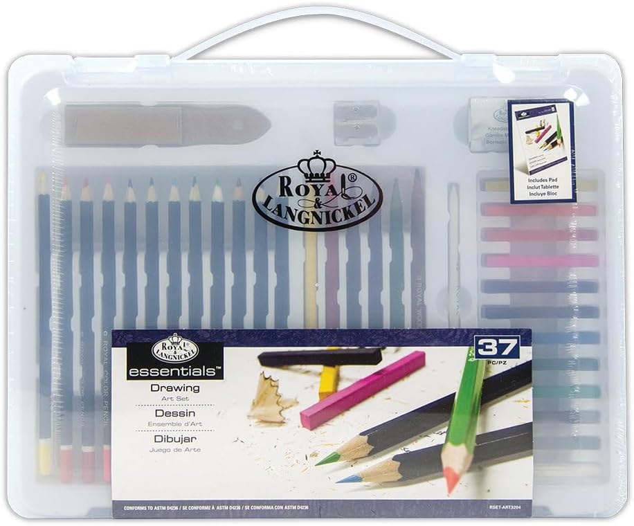 Royal & Langnickel Essentials Clear View Drawing Set, Large JB-42811