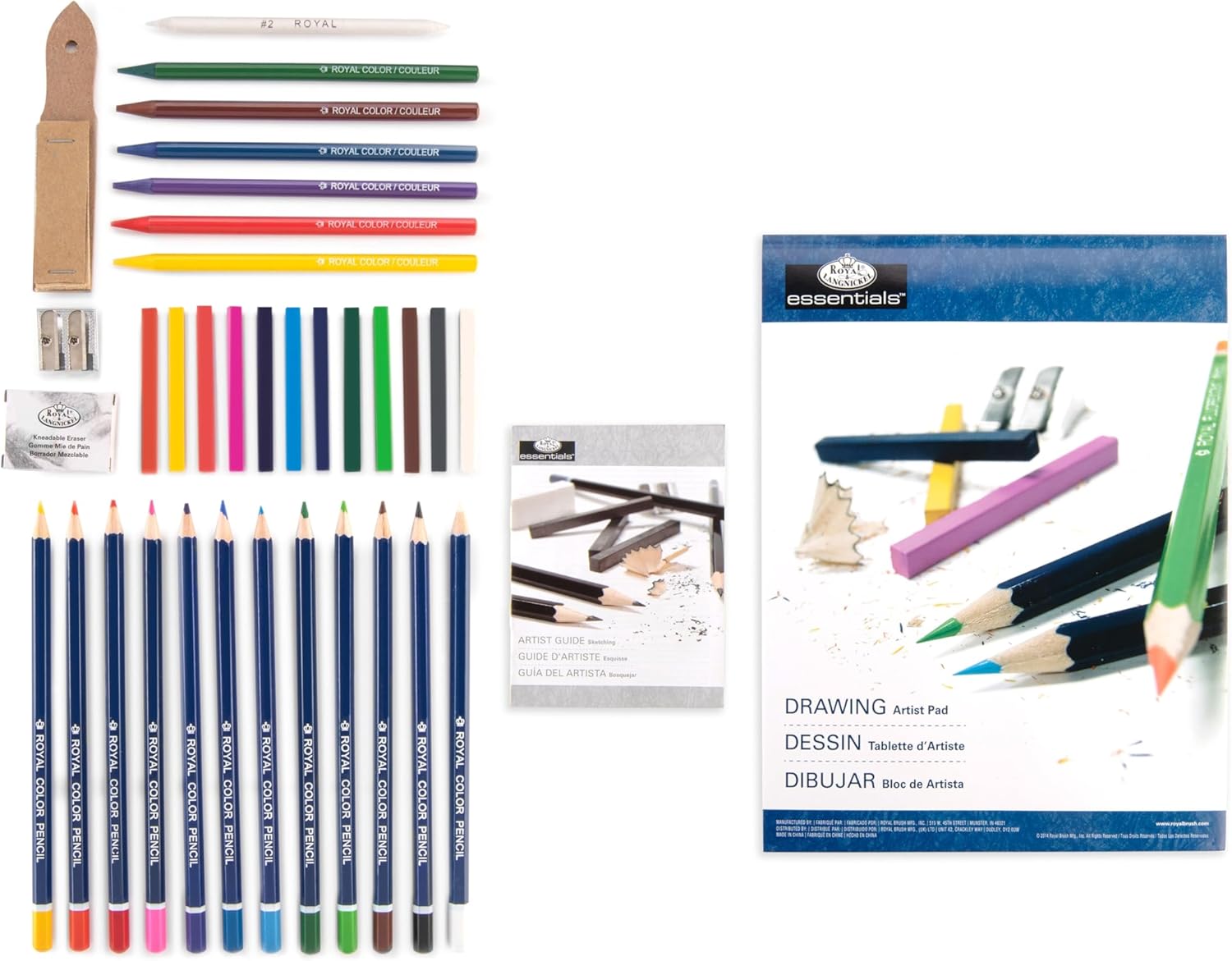 Royal & Langnickel Essentials Clear View Drawing Set, Large JB-42811_2