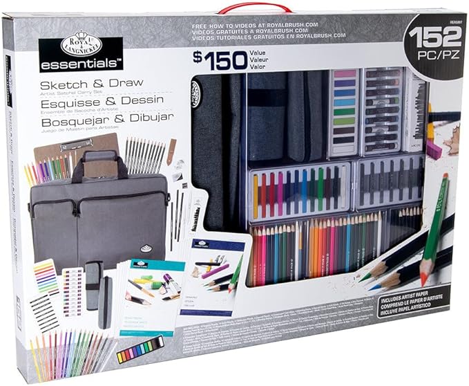Royal & Langnickel Artist Satchel Sketch 152Pc JB-42817