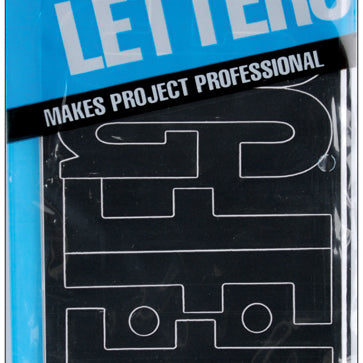 4" Black Vinyl Letters JB-42842