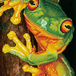 Green Tree Frog Diamond Art JB-42866