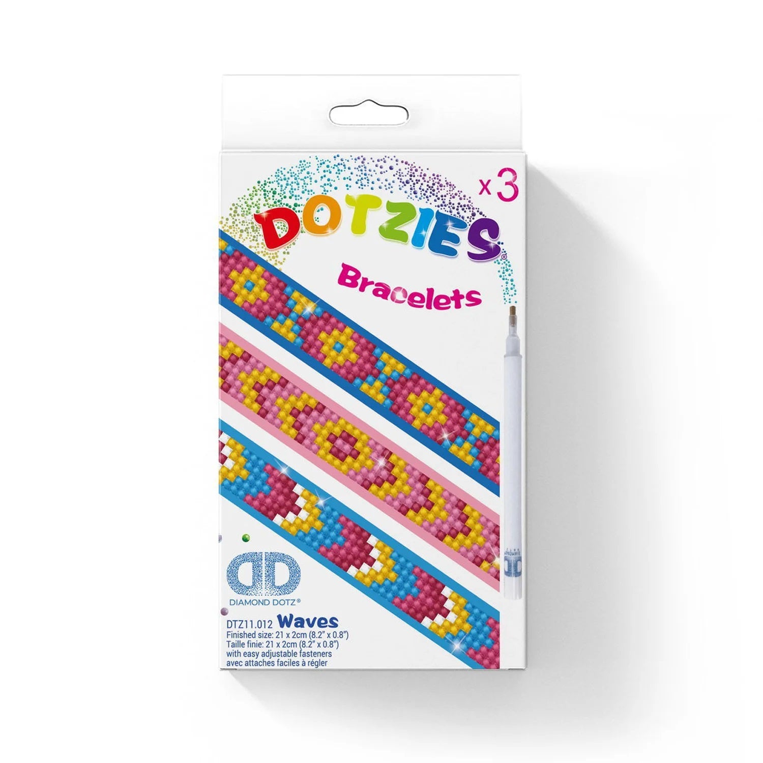 Asst Wave Diamond Art Bracelet JB-42870