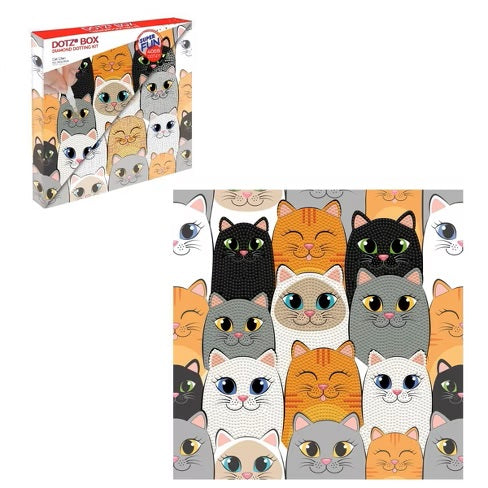 Cat Clan Diamond Art Box Kit JB-42875