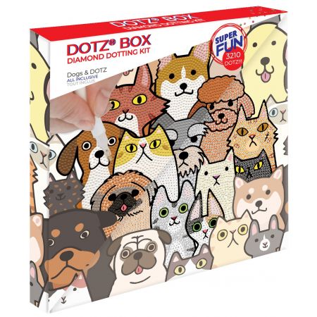 Dogs & Dotz Diamond Art Kit JB-42876
