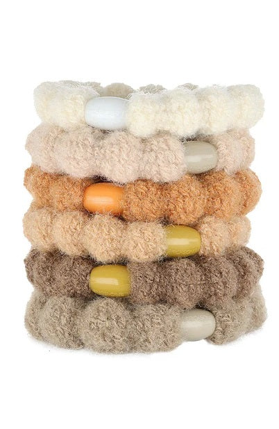 Nutmeg Knit Pony 6 Pack JB-42884