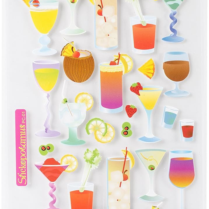 Sticko Sticker Themed-Cocktails Sppc01 JB-42956