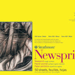Strathmore 300 Series Newsprint Paper Pad 12"X18" JB-42964