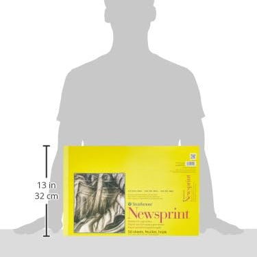 Strathmore 300 Series Newsprint Paper Pad 12"X18" JB-42964_1