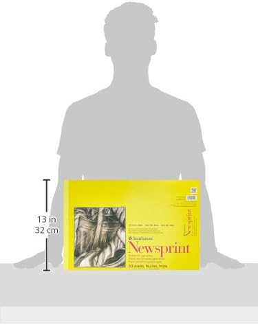 Strathmore 300 Series Newsprint Paper Pad 12"X18" JB-42964_1
