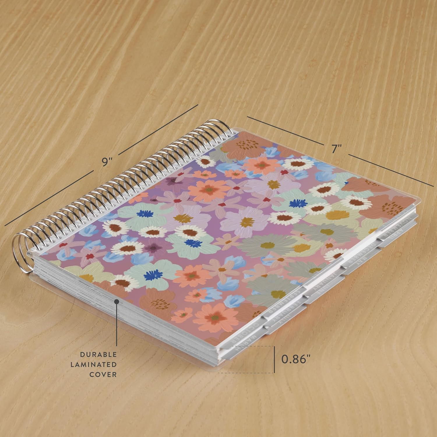 Sunset Floral 7X9 Notebook JB-42982_0197ca98-ab3c-4f99-b516-b3bb686993d4