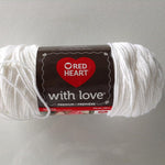 White 7 Oz Red Heart Yarn JB-43016