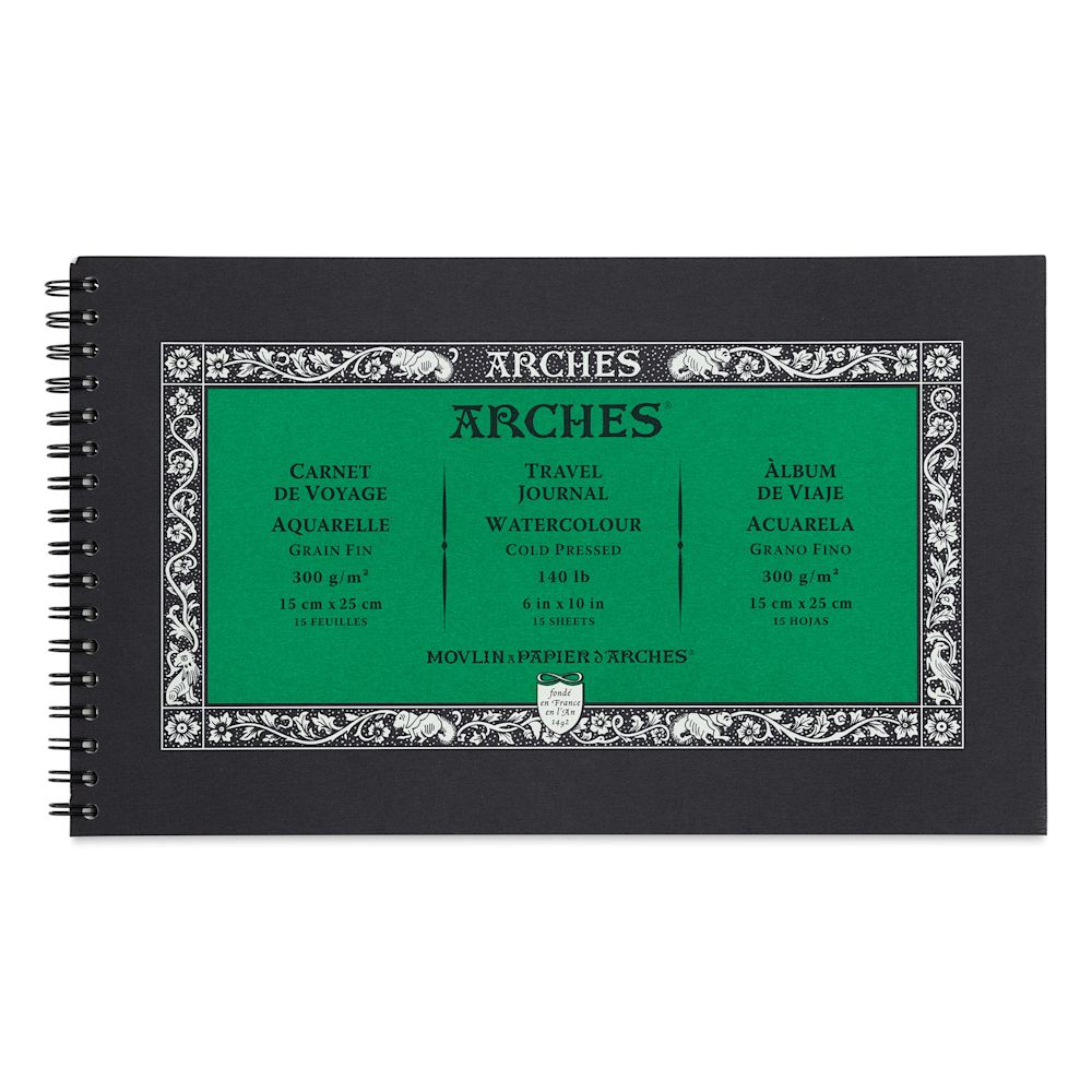 Arches Watercolor Journal - 140Cp 10X6 15 Sheets JB-43032