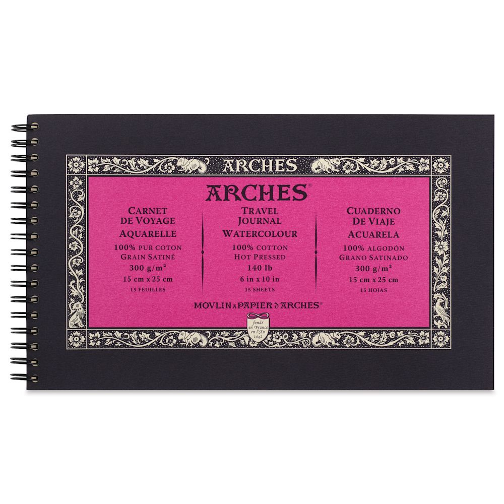 Arches Watercolor Journal 140Hp 10X6 15 Sheets JB-43033
