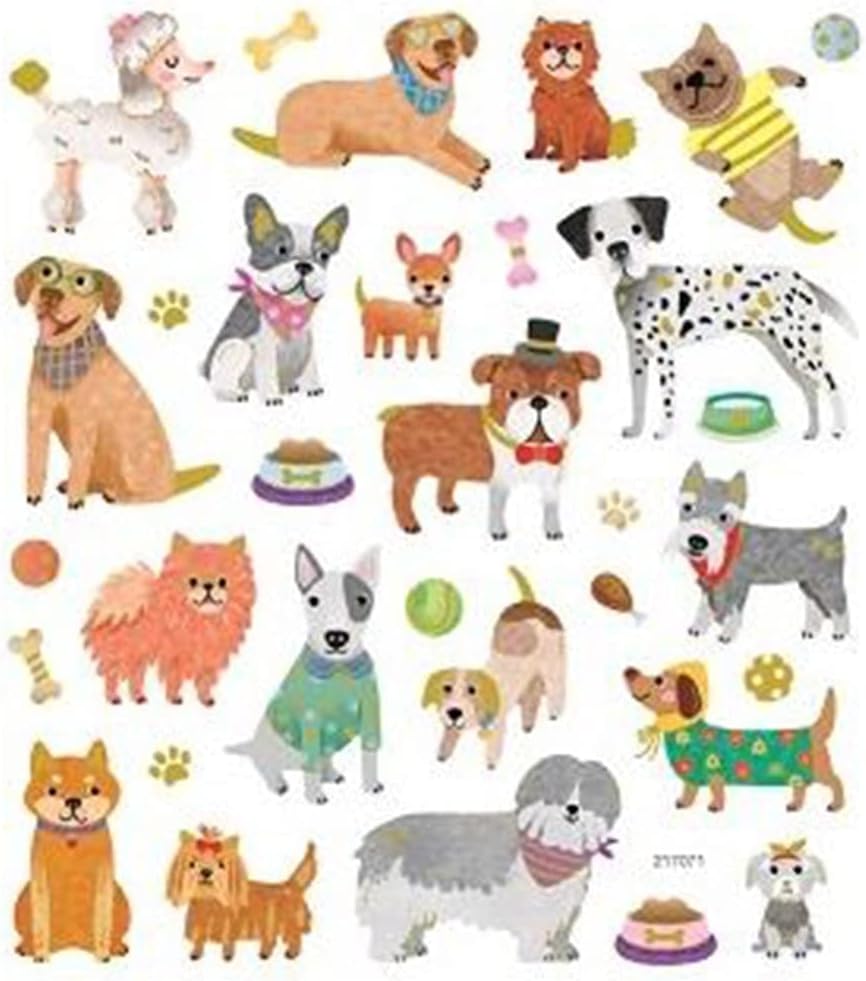 Dog Play Stickers JB-43057