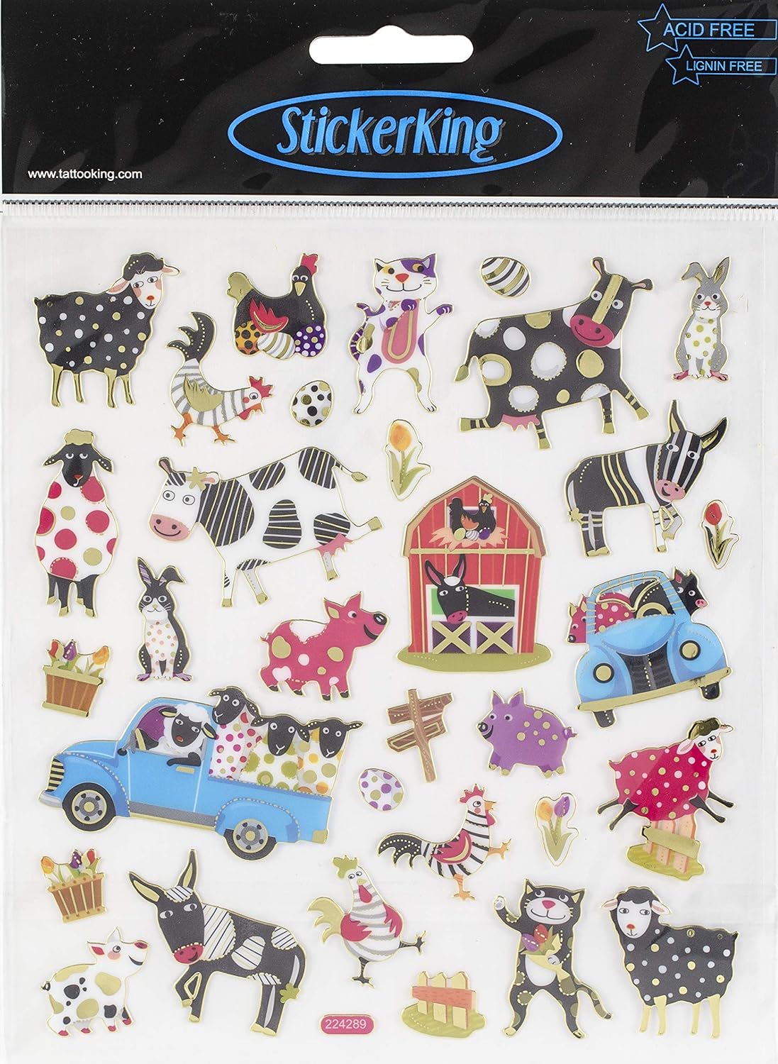 Fun Farm Stickers JB-43061