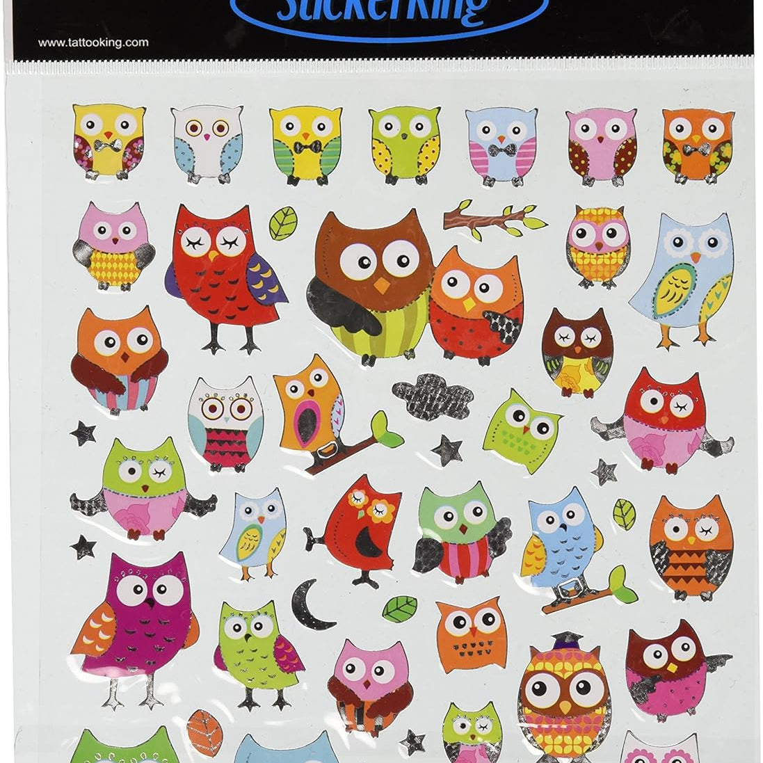 Wide Eyed Owl Stickers JB-43066