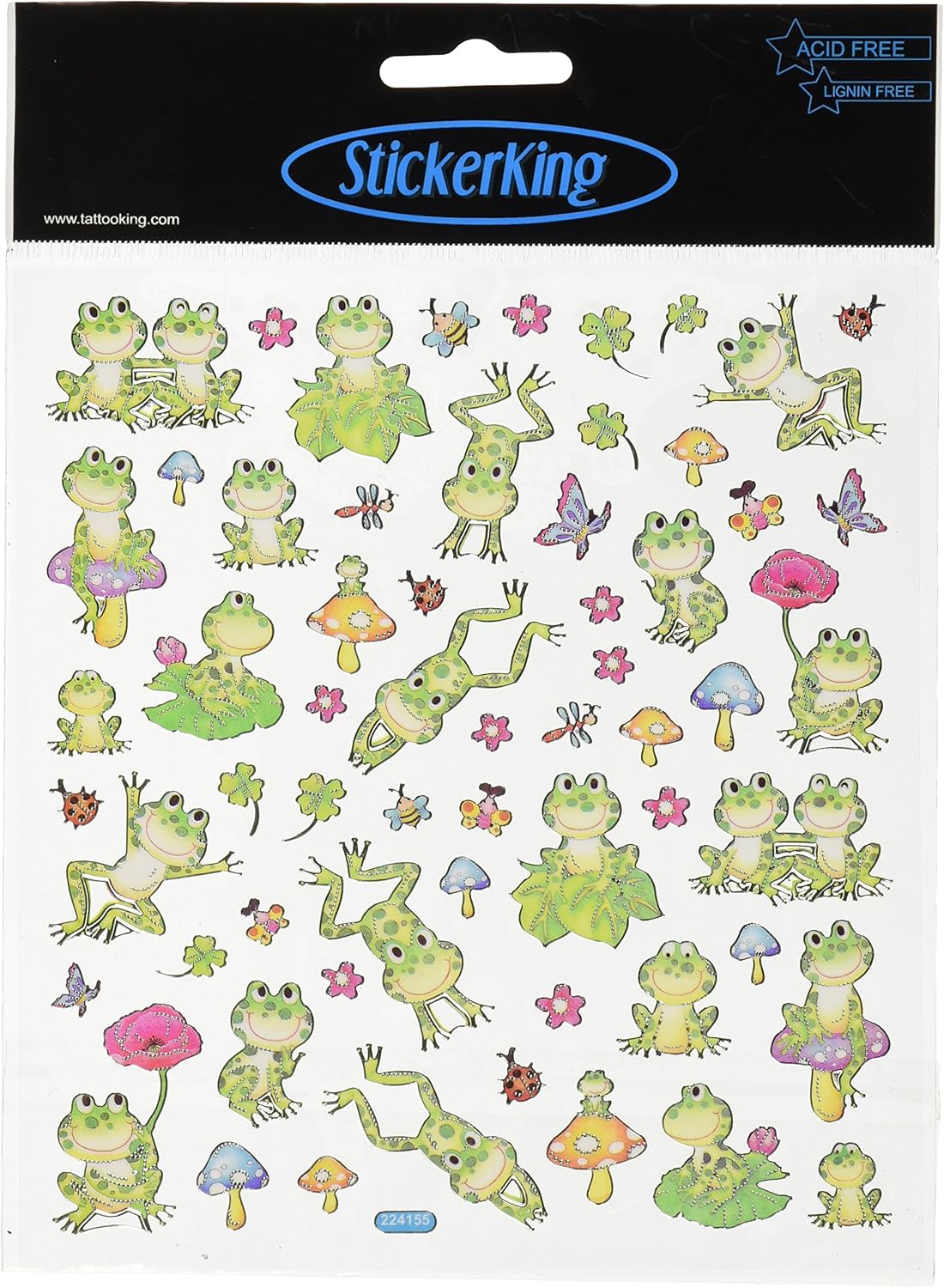 Spotted Frog Stickers JB-43070