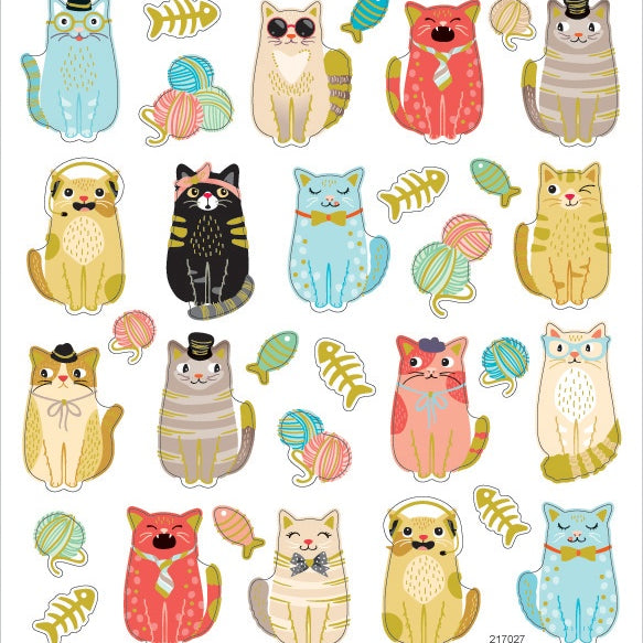 Statley Cats Stickers JB-43071