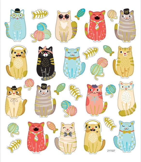 Statley Cats Stickers JB-43071