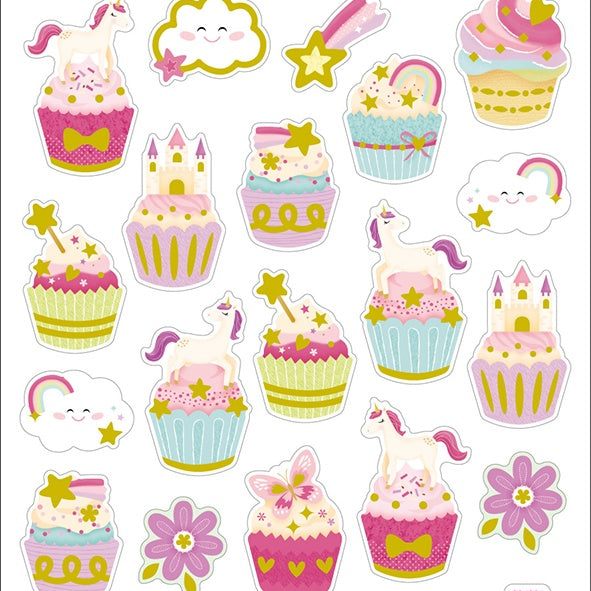 Fantasy Cupcake Stickers JB-43072