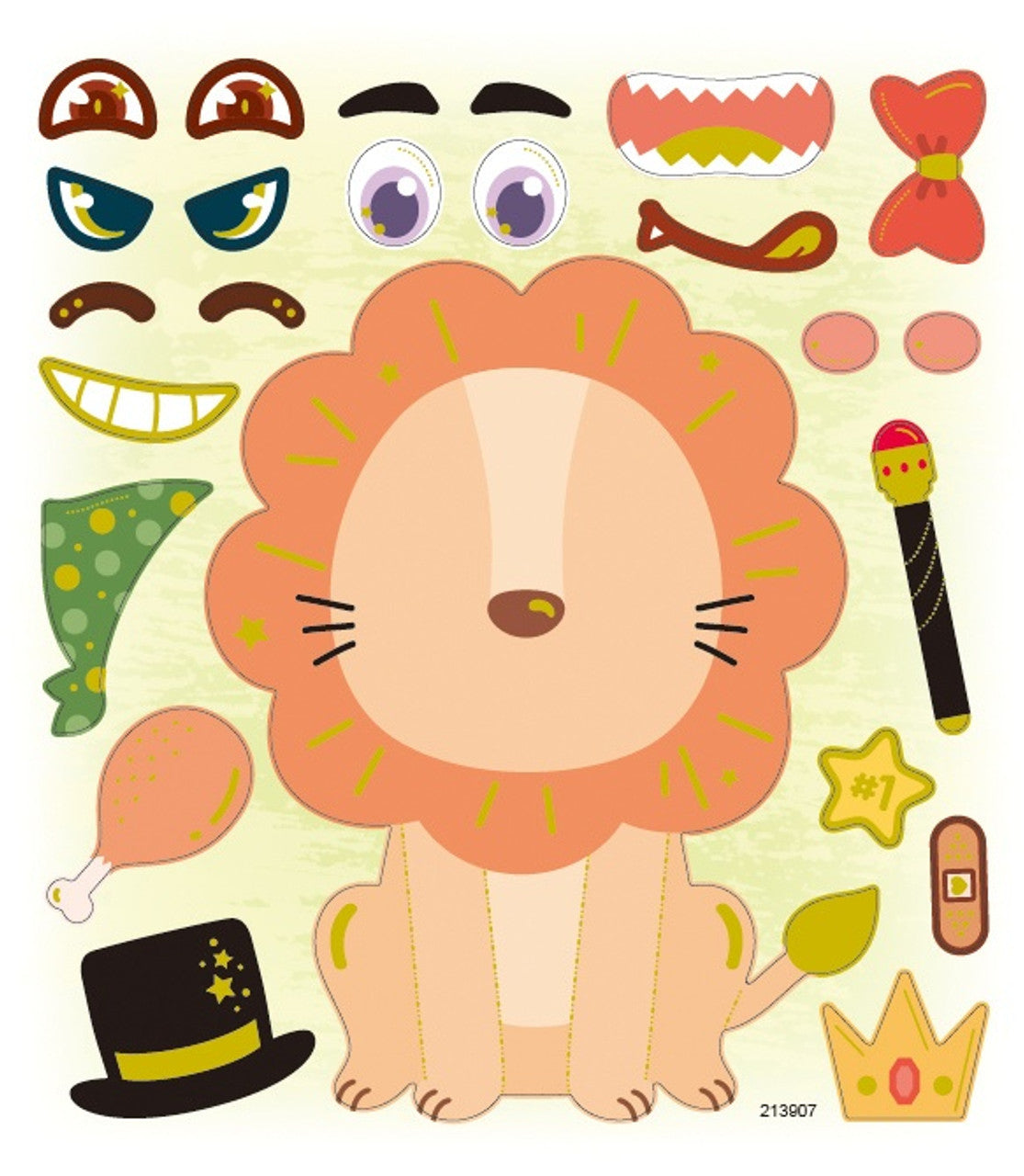 Make A Lion Stickers JB-43074