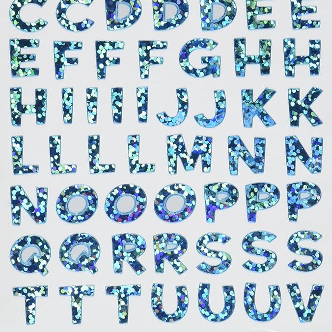 Blue Alphabet Stickers JB-43077