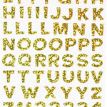 Yellow Alphabet Stickers JB-43079