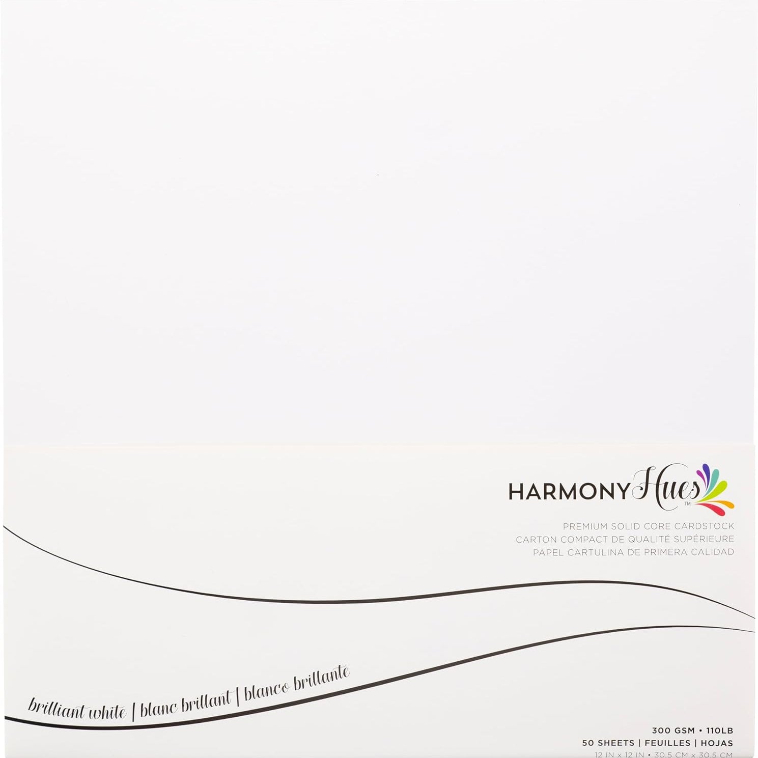 110# 12X12 WHITE PAPER PACK JB-43096