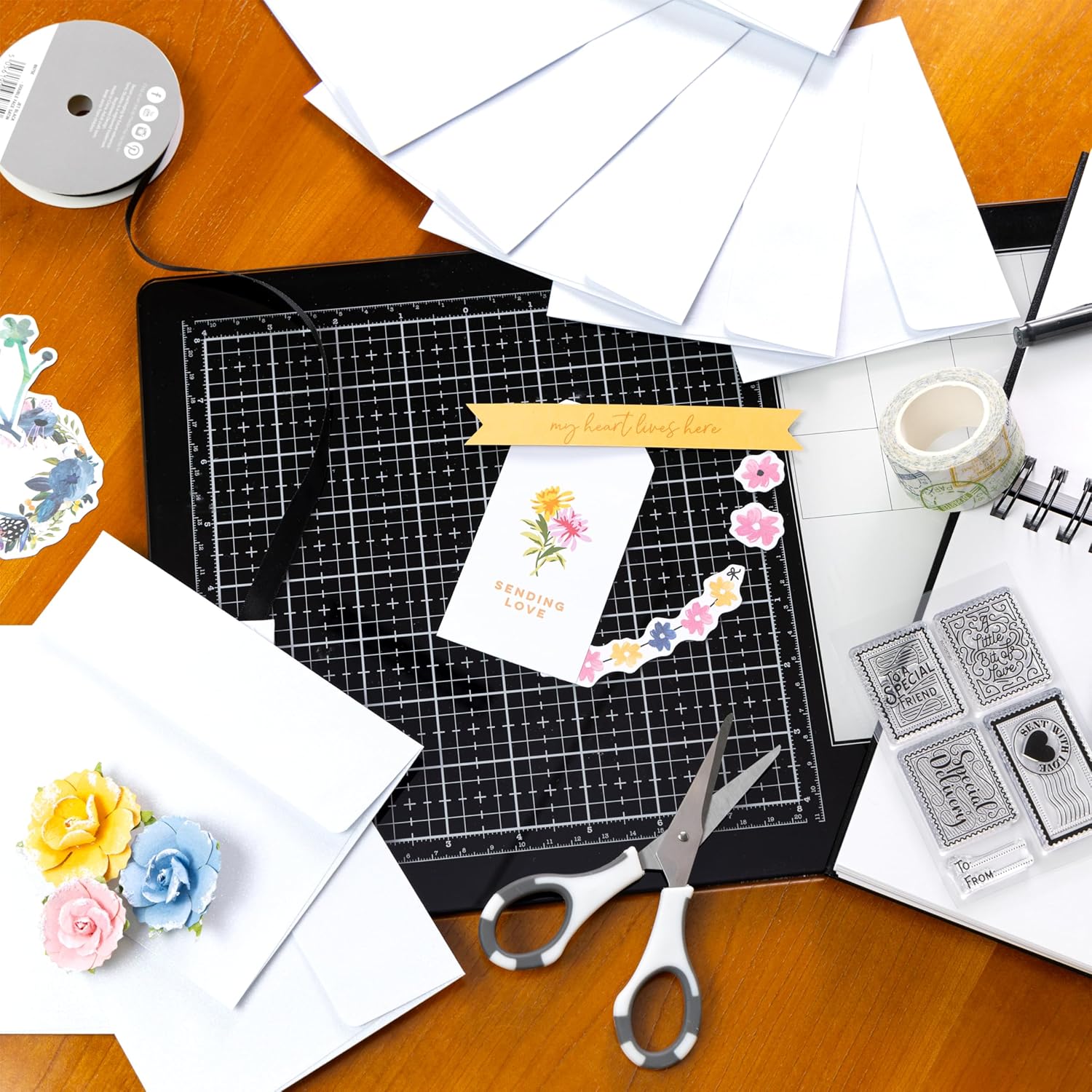 A2 Envelopes Glitter White, 20 Pack JB-43103_4