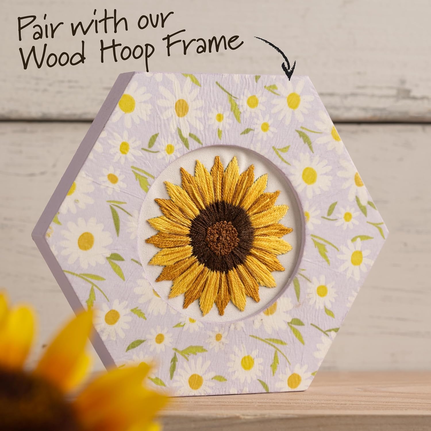 Sunflower Embroidery Kit JB-43104_4