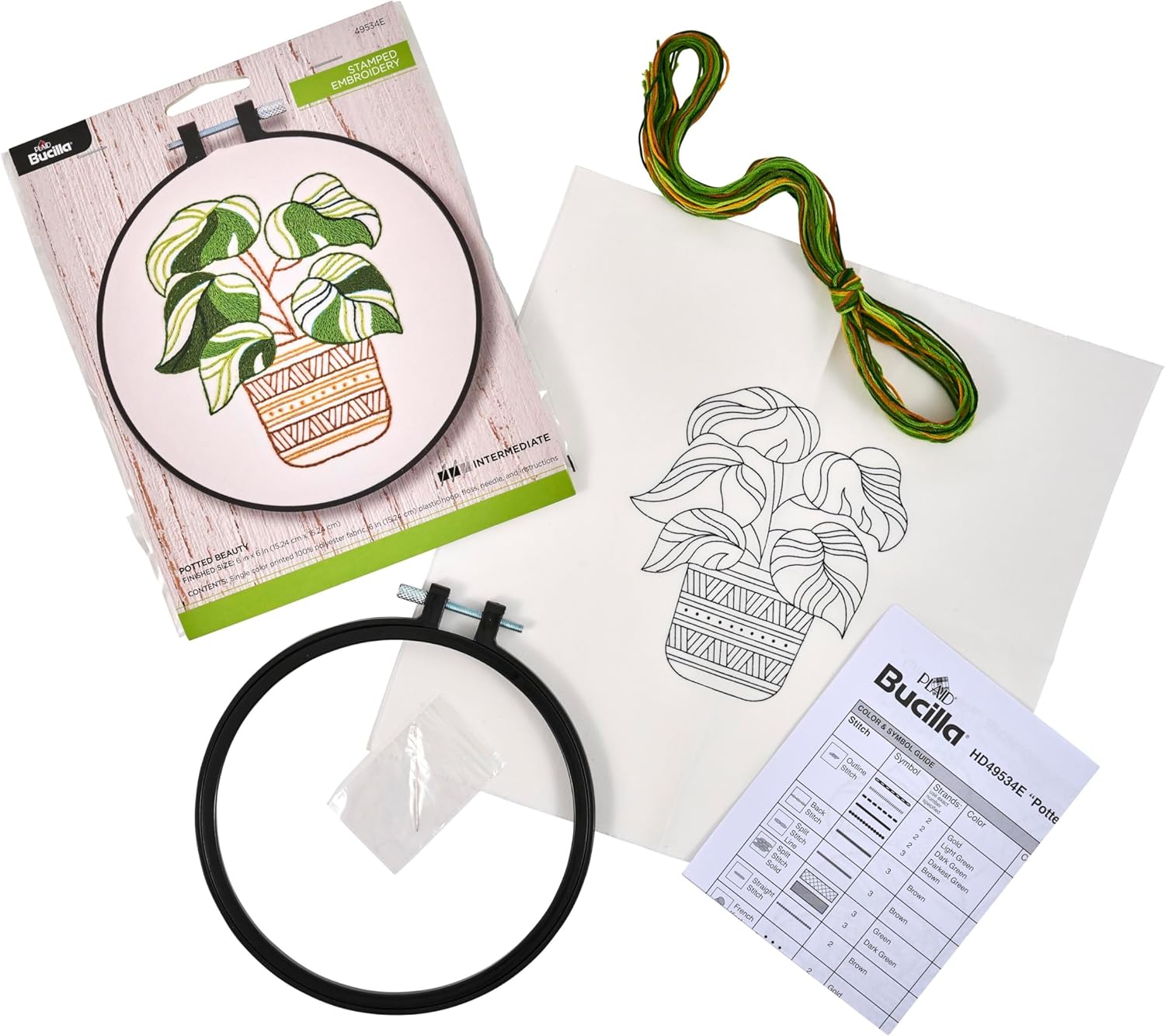 Potted Beauty Embroidery Kit JB-43105_3