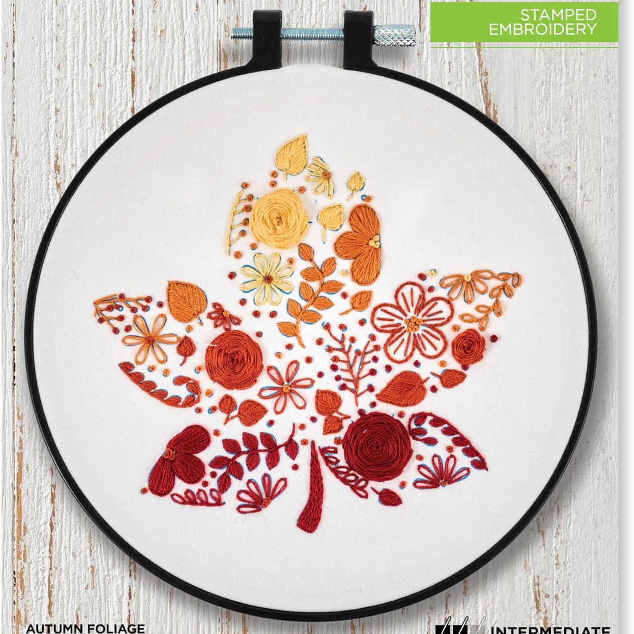 Autumn Foliage Embroidery Kit JB-43106