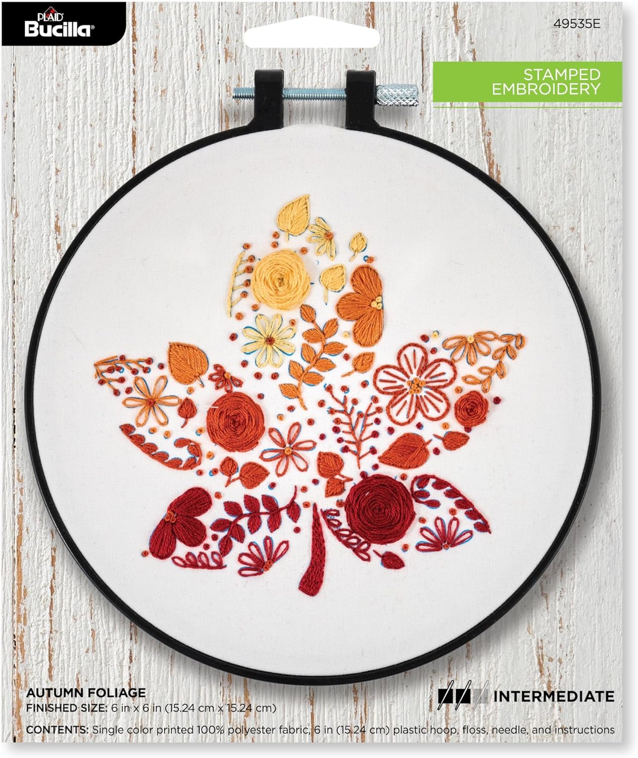 Autumn Foliage Embroidery Kit JB-43106