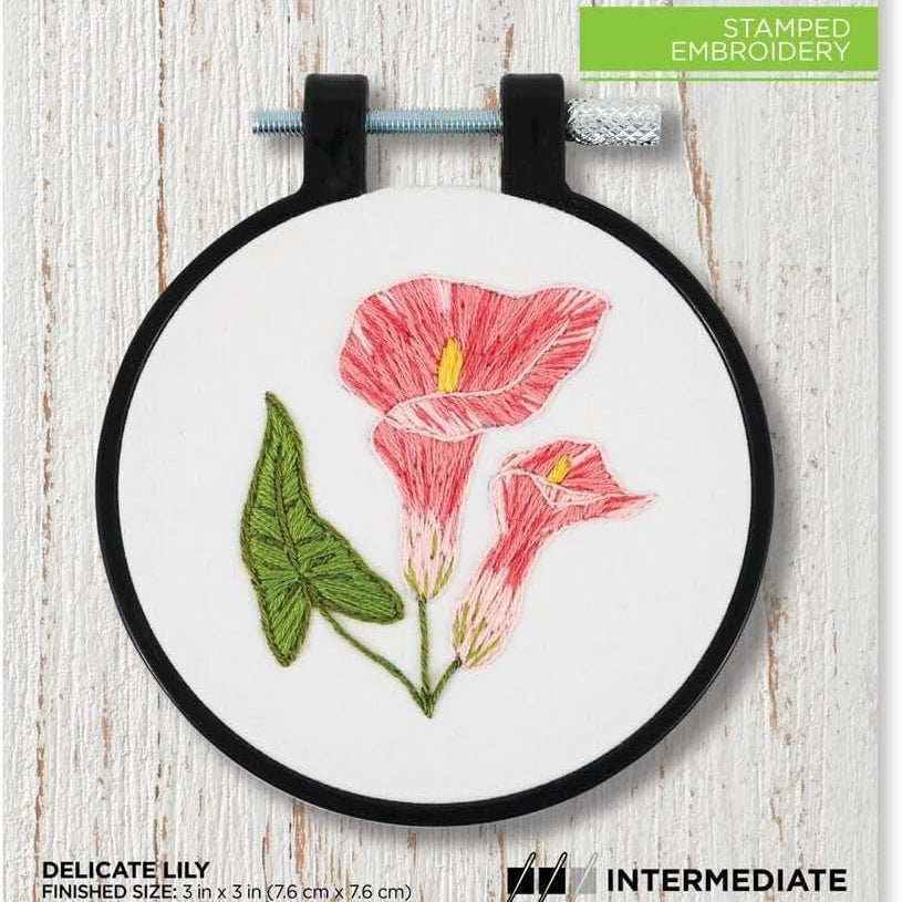 Delicate Lily Embroidery Kit JB-43107