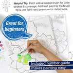 Paint By Number Watercolor Sets, Succulents JB-43111_3