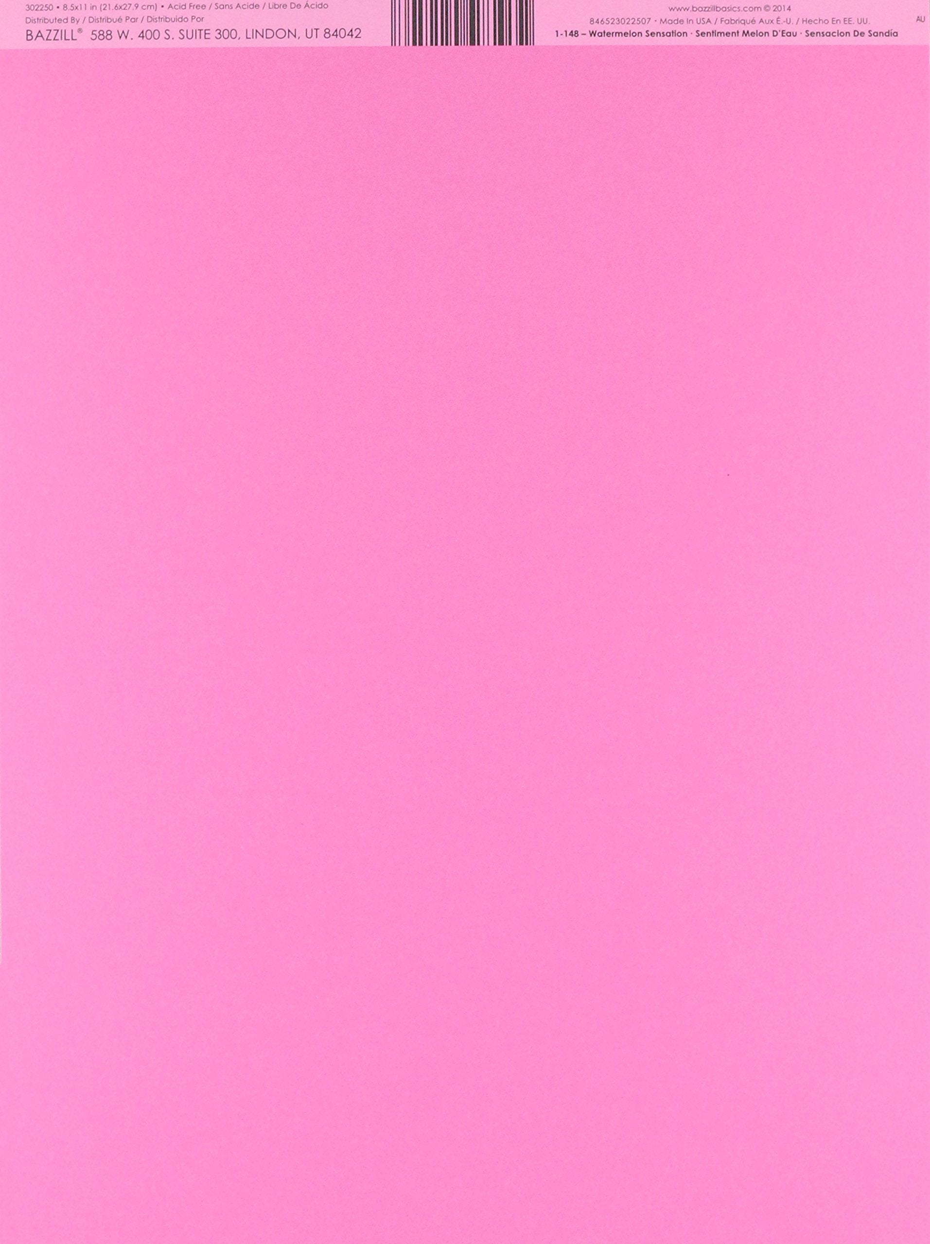 8.5X11 Watermelon Cardstock JB-43151