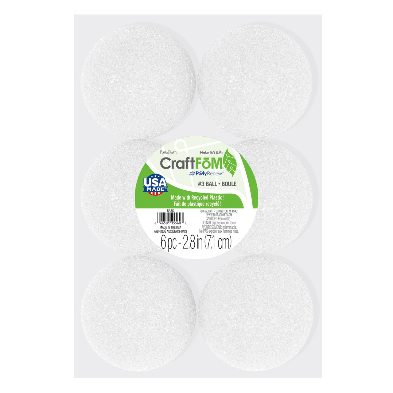 2.8" Craft Foam Balls JB-43166_d972b945-7dc1-490d-8f9e-177b5816330d