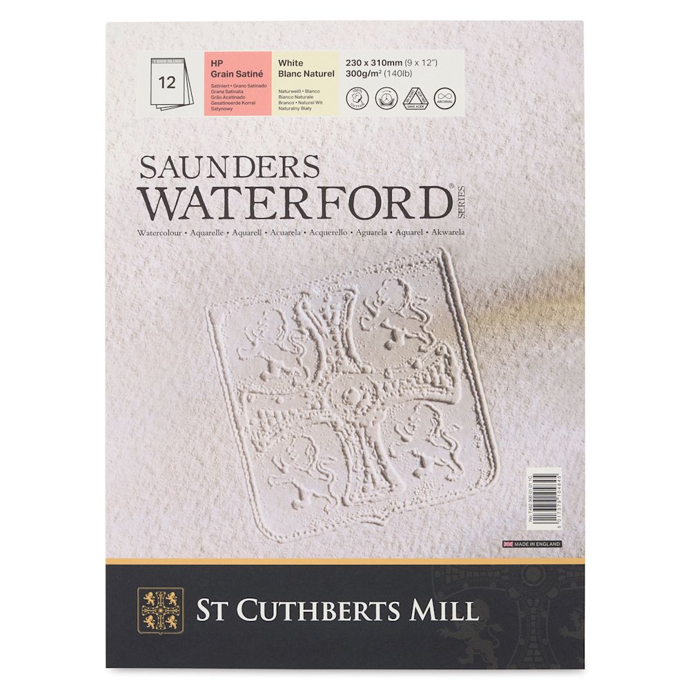 9X12 Hot Press Watercolor Pad JB-43184