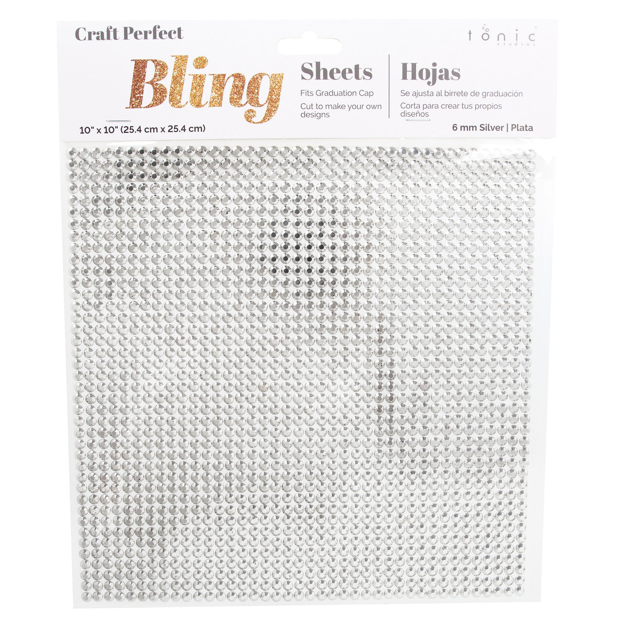 10X10 Gem Sheet Silver JB-43214