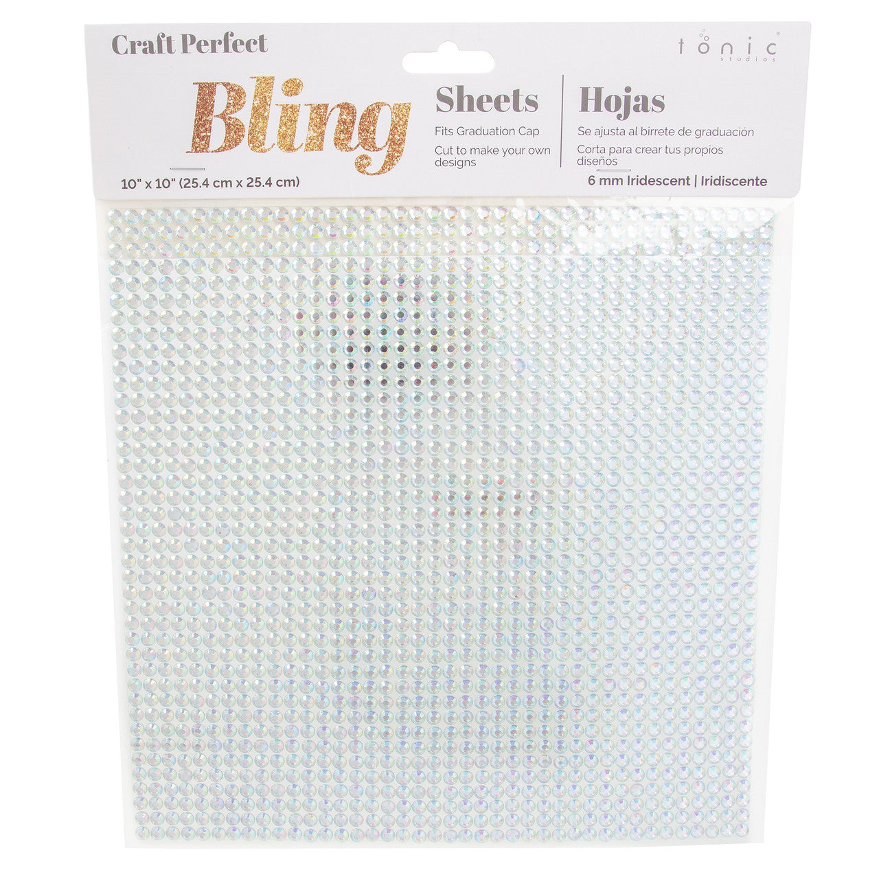 10X10 Gem Sheet Iridescent JB-43215