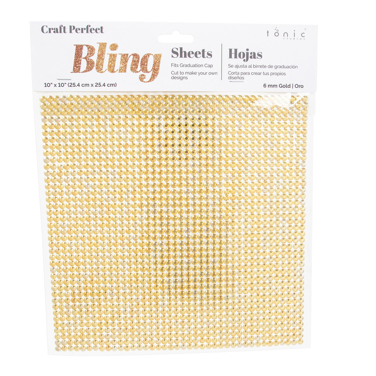 10X10 Gem Sheet Gold JB-43217