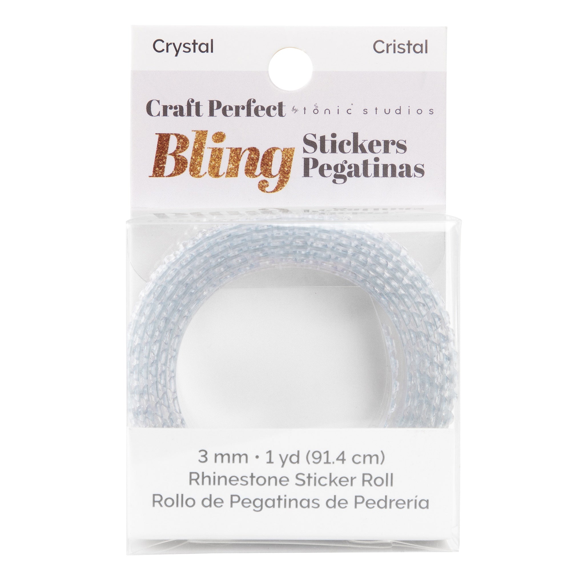 Rhinestone Sticker Roll Clear JB-43220